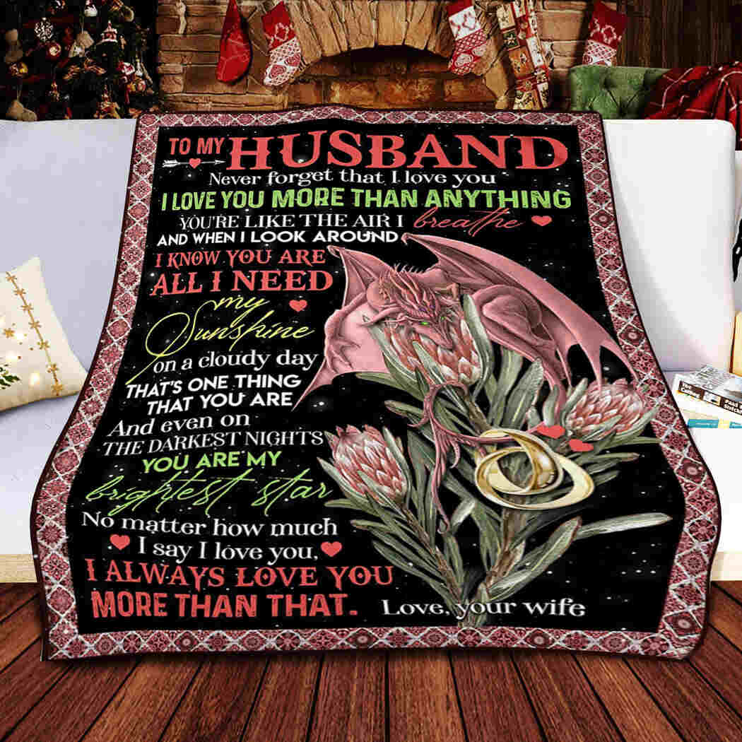 To My Husband. I Know You Are All I Need Quilt Blanket