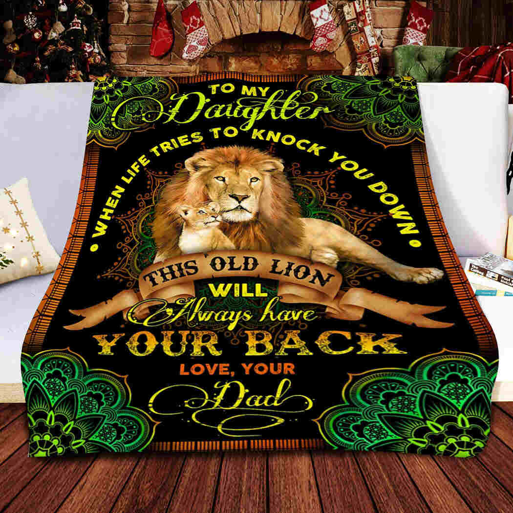 To My Daughter Blanket - This Old Lion - Love, Your Dad
