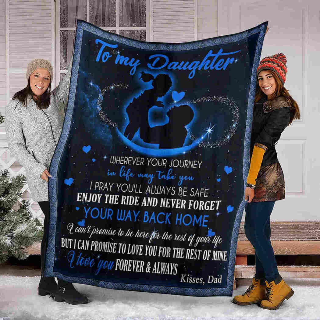 To My Daughter Blanket - You Will Always Be Safe Blanket