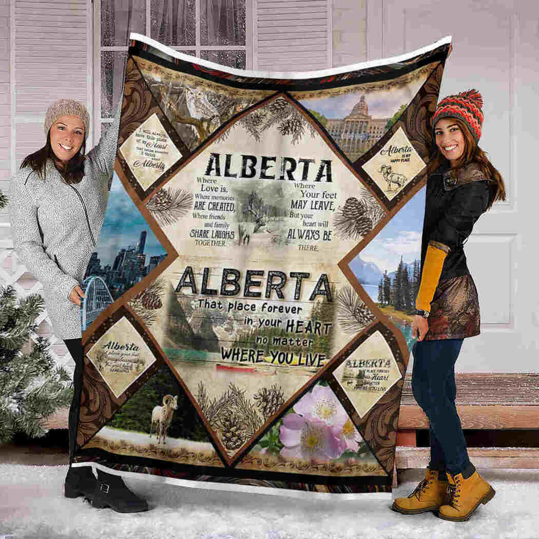 Alberta Blanket - Alberta Place Forever In Your Heart Blanket