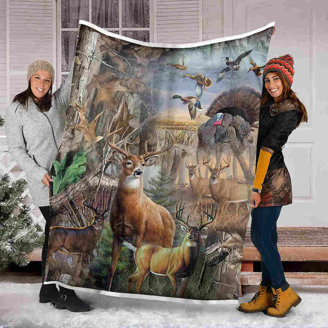 Amazing Deer Blanket - Wild Animals Blanket