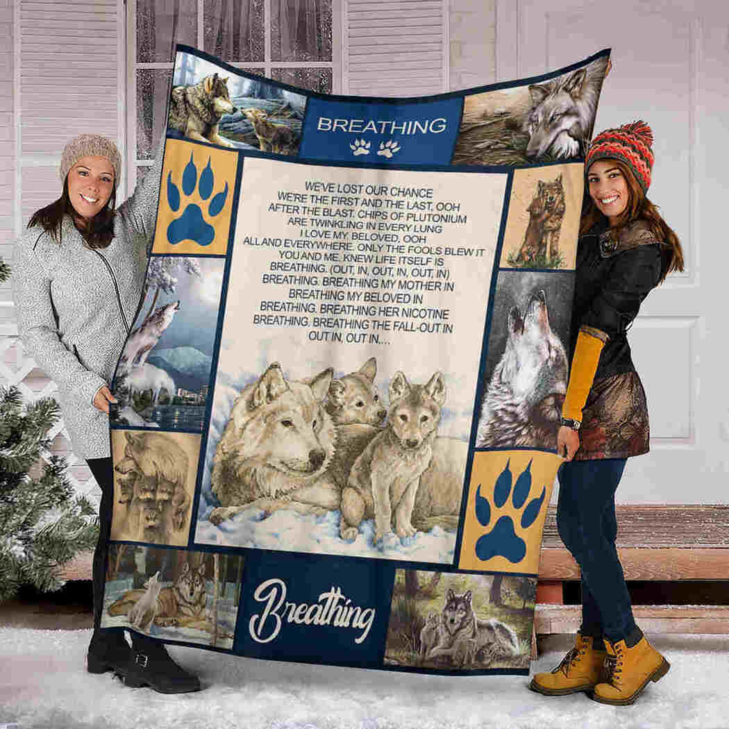 Wolf Family Blanket - Breathing Blanket
