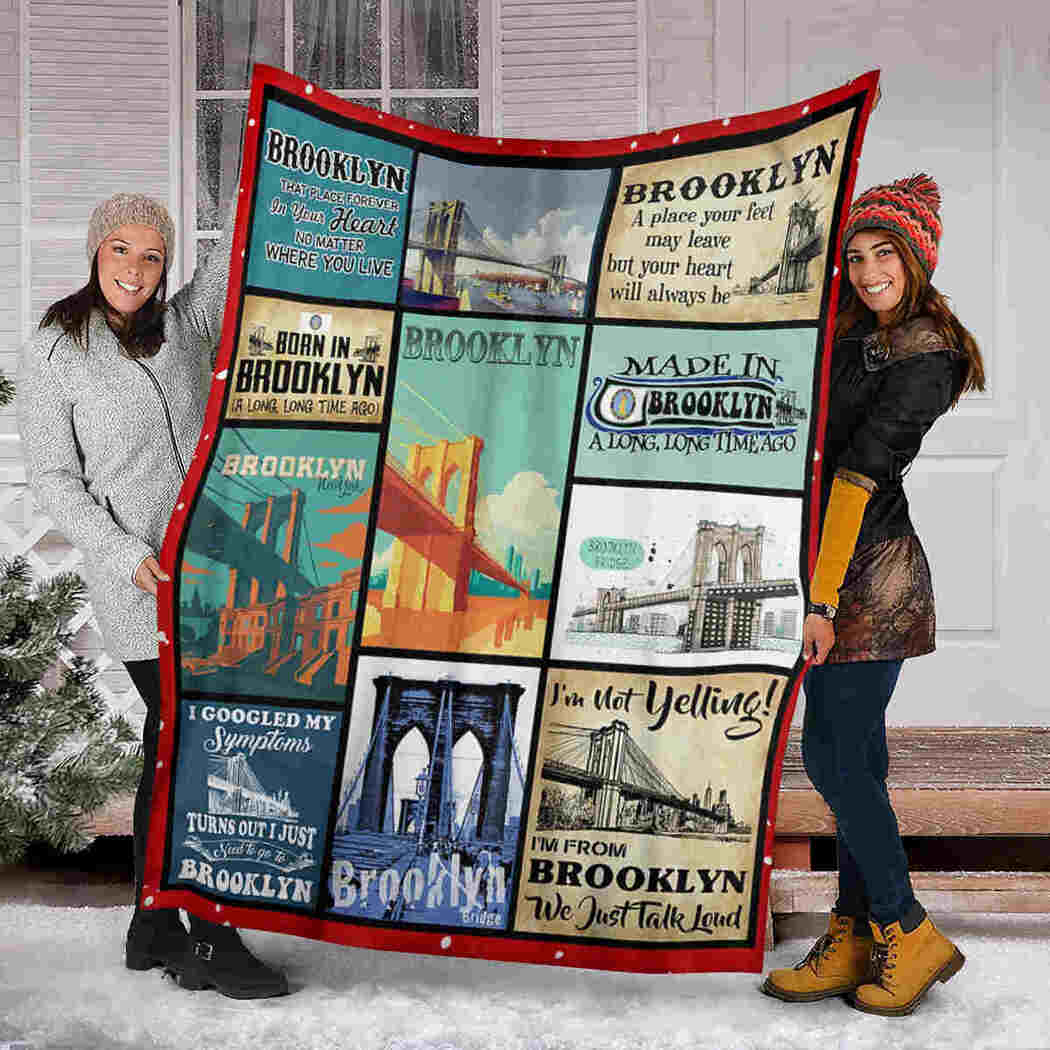 Brooklyn Place Forever In Your Heart Blanket - Brooklyn Beauty Place Blanket
