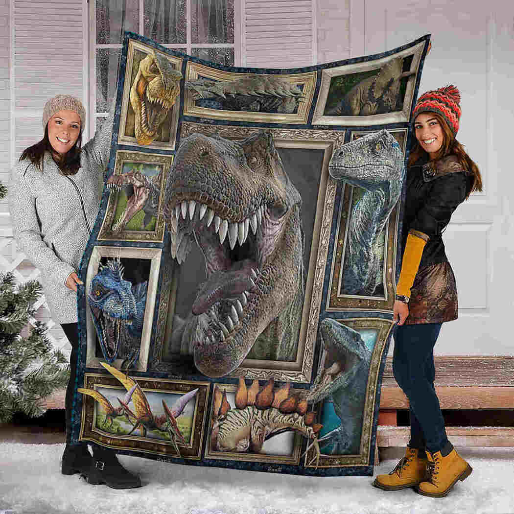 Dinosaurs 3D Blanket - I Love Dinosaurs Blanket