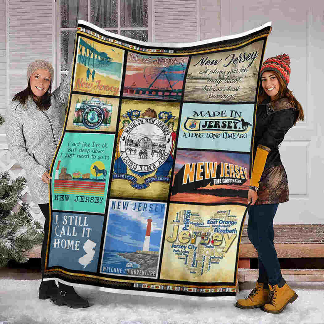Jersey What A Wonderful World Blanket - Jersey Call It Home Blanket