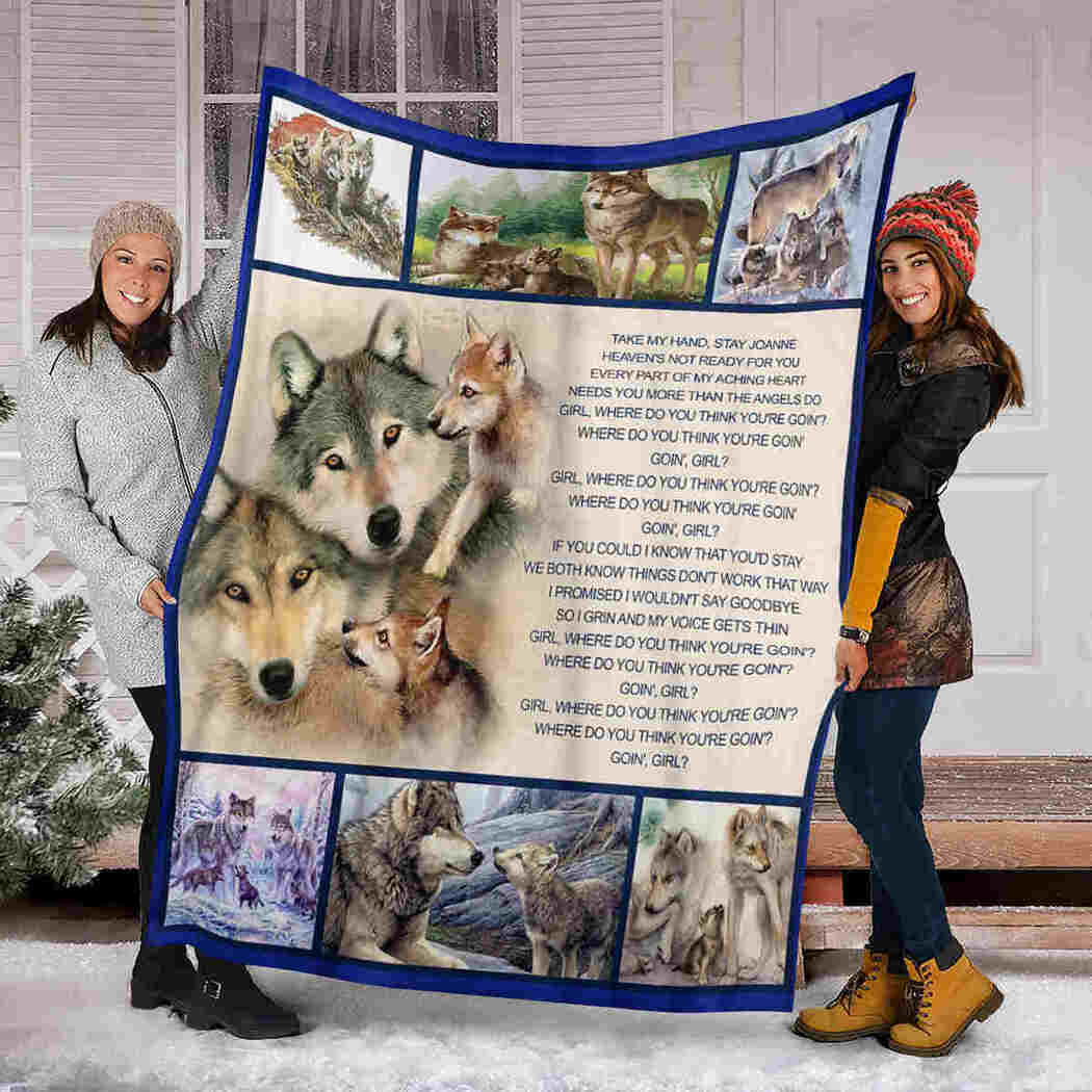 Wolf Family Blanket - Take My Hand Blanket