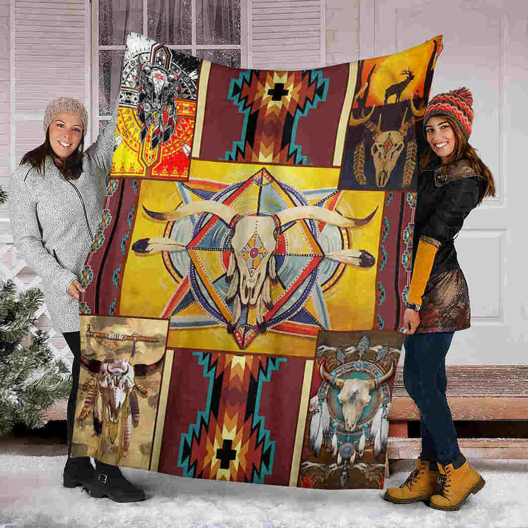 Native American Buffalo Blanket - Native Buffalo Blanket