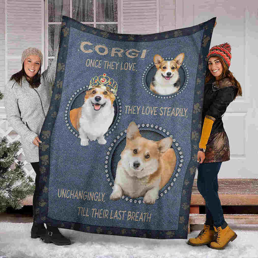 Corgi Beauty Blanket - Once They Love Corgi Blanket