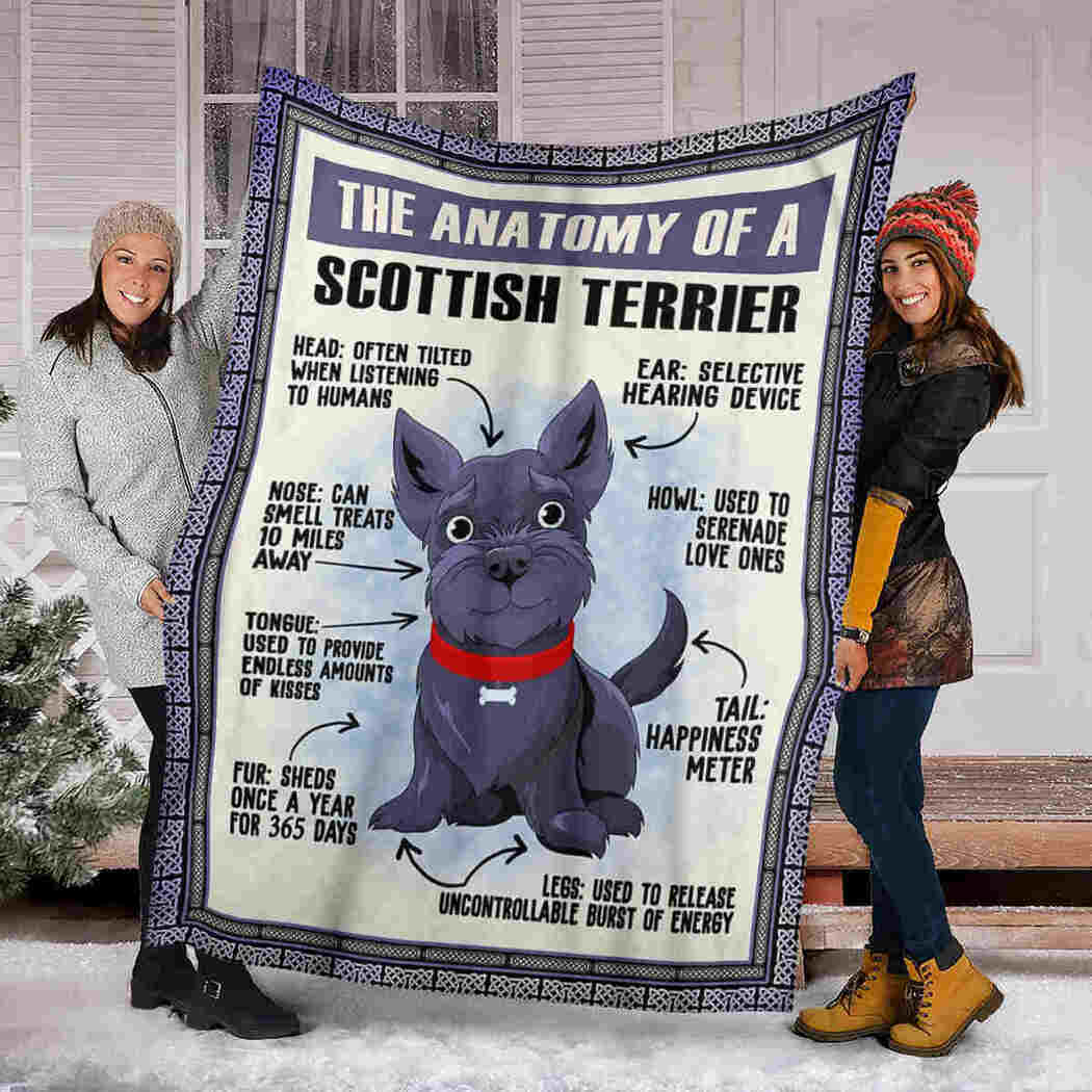 Beauty Scottish Terrier Blanket - The Anatomy Of A Scottish Terrier Blanket