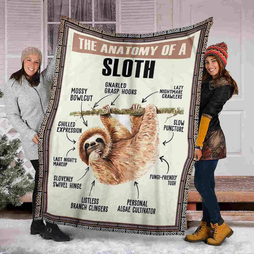 Sloth Blanket - The Anatomy Of A Sloth Blanket