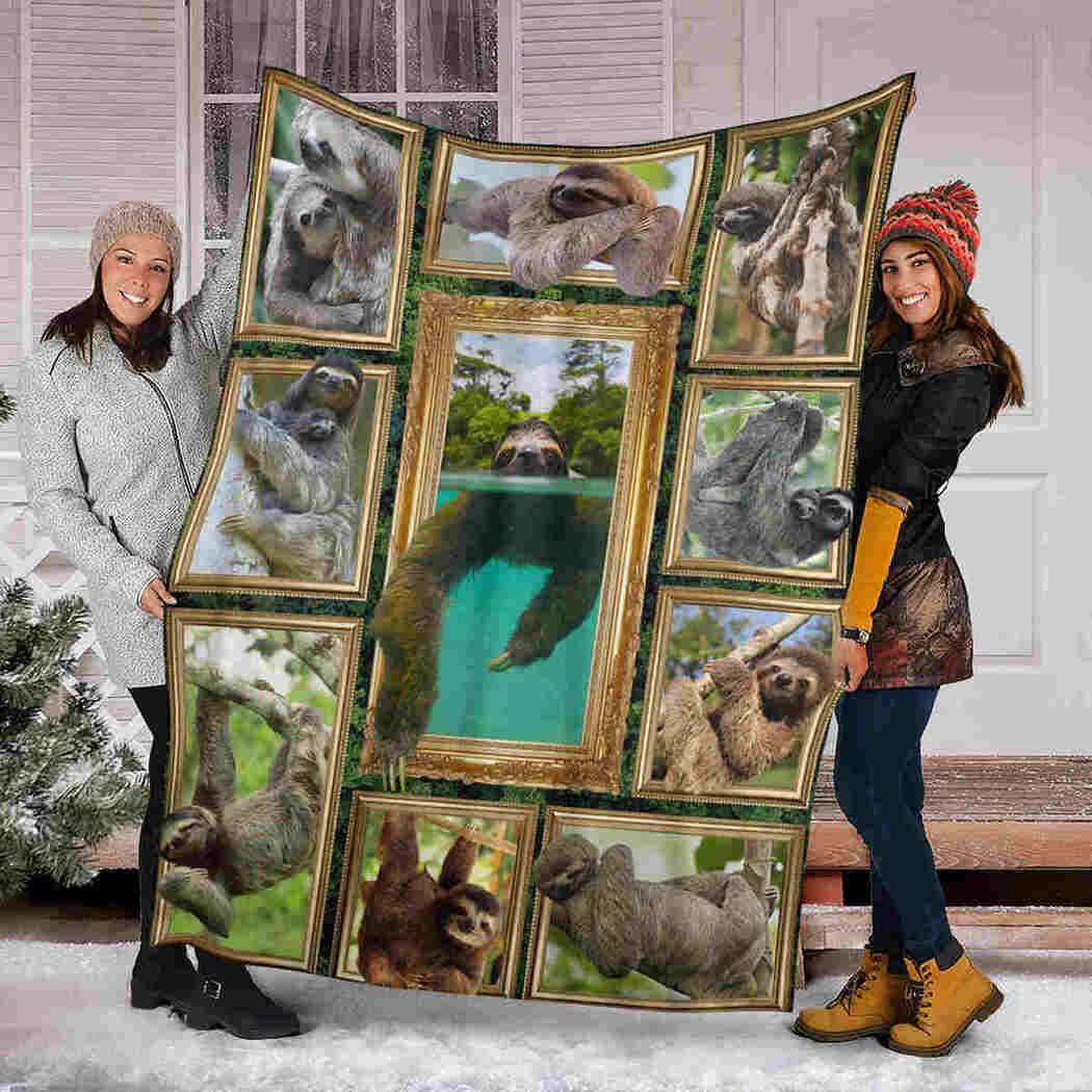 Sloth 3D Blanket - Wild Animals Lover Blanket